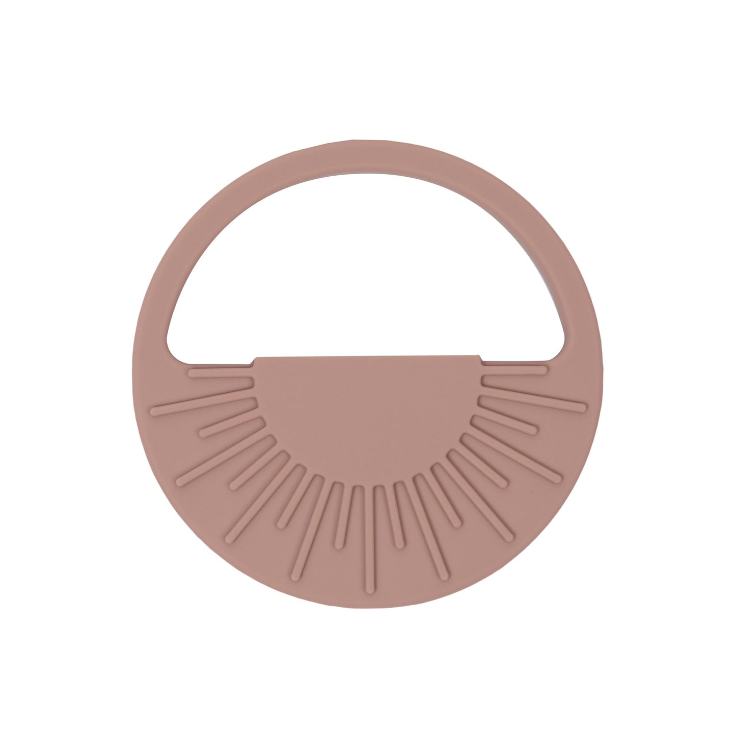 Silicone Sun Teether - Light Rose