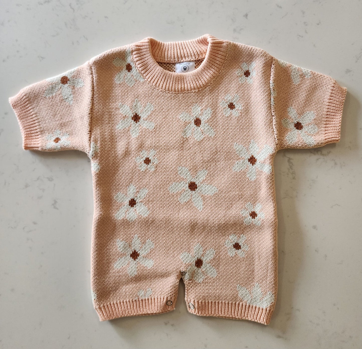 Knit Romper - Organic Cotton - Daisy